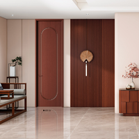 Panneau MDF mélaminé pour revêtement de porte intérieure, personnalisable