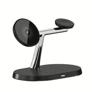 Chargeur sans fil universel 3-en-1 en matériaux biodégradables 2026 avec alignement magnétique pour les passionnés de technologie durable - Product Image 3