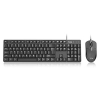 ViewSonic Cu1500 White Wired Keyboard Dan Mouse Combo Untuk Rumah Kantor Multimedia Gaming Koneksi Usb