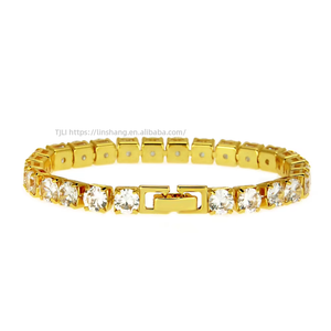 Men's and women's <b>copper</b> zircon fashion <b>bracelet</b>, hipster personality <b>bracelet</b> - Product Image 1