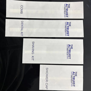 ชุดอุปกรณ์ทำฟันแบบใส บรรจุภัณฑ์กระดาษไขโปร่งแสงสำหรับขัดฟันและควบคุมความมัน แบบซีลความร้อน ซีลกลาง  สำหรับโรงแรม ห้องพักแขก - Product Image 1