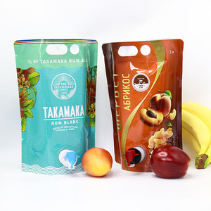 1.5L 3L Aseptic Food Grade Bag-in-Box Valve Dispenser <b>Pouch</b> for Spirits Rum Cocktails Liquors Vodka Beer Packaging - Product Image 3