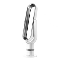 Ventilateur de table oscillant à tour en plastique à 10 vitesses refroidi par air numérique contrôlé à distance pour une utilisation en hôtel