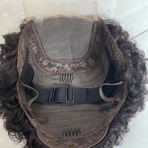 Perruque 100% <span class=keywords><strong>cheveux</strong></span> humains brésiliens faits à la main <span class=keywords><strong>de</strong></span> haute qualité, adaptée aux coupes <span class=keywords><strong>de</strong></span> <span class=keywords><strong>cheveux</strong></span> des femmes noires, confortable et durable - Product Image 6