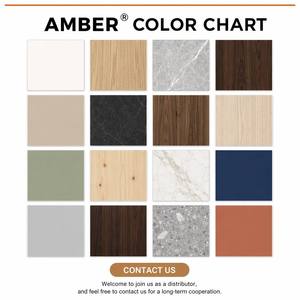 Panneau de cloison WC HPL 12 mm de haute qualité pour salle de bain, séparateur de toilettes pour immeuble de bureaux, fabricant Amber, design moderne - Product Image 5