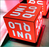 Pantalla LED Cúbica Personalizada RGX de 4/5 Lados con Logotipo, Control WiFi, Pantalla de Cubo Mágico a Todo Color para Publicidad de Marca y Decoración