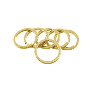 Llavero Ilan de 35 mm, color dorado, juego de 6 piezas para llaves y accesorios - Product Image 1