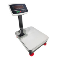 Balance numérique pliable à grand écran, capacité 60 kg, avec plateau en acier inoxydable – Prix de gros