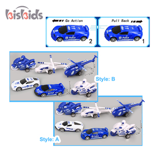 Promotional <strong>Children</strong> Toy Plastic Police Series <strong>Car</strong> Motorcycle Diecast Vehicles Toy <strong>Set</strong> - Product Image 2