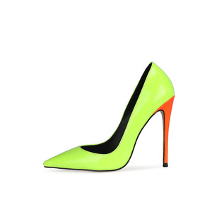 Grosir Pabrik <span class=keywords><strong>Chengdu</strong></span> sepatu pump wanita elegan Pu seksi Stiletto sepatu hak tinggi tunggal - Product Image 2