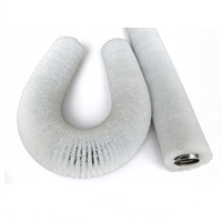Brosse à ressort filetée en carbure de silicium ronde, accessoire spiralé allongé pour l'élimination de la rouille, le nettoyage de la poussière et des résidus, et la prévention de la poussière.