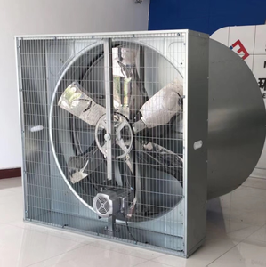 Ventilateur d'extraction à cône papillon pour élevages agricoles, volailles et bétail, élimination de la poussière, de la fumée et des odeurs, avec hélice à débit d'air puissant - Product Image 6