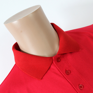 <span class=keywords><strong>Polo</strong></span> publicitaire en coton à maille nid d'abeille avec logo brodé personnalisé à prix avantageux - Product Image 3