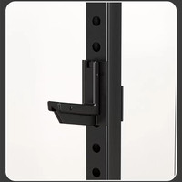 Entraînement Gym Fitness Équipement Commercial Noir Banc Presse Barbell Bar Pull up Réglable Gear Dip Machine Pliant Squat Rack