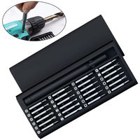 Juego de Destornilladores Magnéticos de Precisión Profesional 24 en 1, Acero Industrial, Duradero, Adaptador Extensible, OEM, 3 Años de Garantía