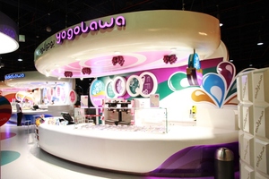 Kẹo Cửa Hàng Đồ Nội Thất Mềm Kem <span class=keywords><strong>Kiosk</strong></span> Thiết Kế Tùy Chỉnh Macaron Món Tráng Miệng <span class=keywords><strong>Kiosk</strong></span> Thiết Kế - Product Image 5