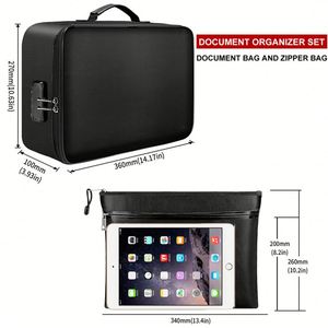 Mejor Bolsa Ignífuga para Documentos con Cerradura para Almacenamiento de Archivos - Product Image 4