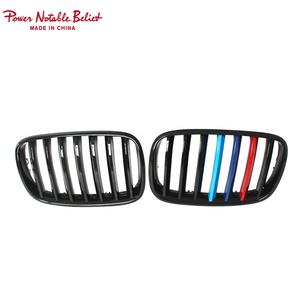 Parrilla de parachoques delantero de Material ABS de fábrica para <span class=keywords><strong>BMW</strong></span> <span class=keywords><strong>X</strong></span> Series E70 E71, parrilla de estilo de Color M de línea de listón único para <span class=keywords><strong>BMW</strong></span> <span class=keywords><strong>X5</strong></span> X6 2007-2013 - Product Image 2