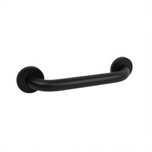 Barra de Apoyo para Baño de 45 cm, Color Negro Cepillado, con Agarre de Seguridad - Product Image 2
