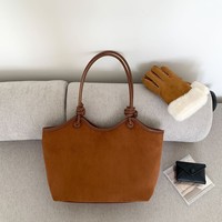 Sac à bandoulière en daim de haute qualité pour femme, nouveau design vintage, sac sous le bras, grande capacité, sac fourre-tout luxueux et tendance, été