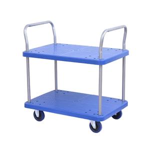 전문 물류 운반 카트, 손잡이 및 측면 게이트 완비, 조용한 산업용 트롤리 - Product Image 1