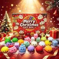 Calendrier de l'Avent Mystery Dumpling : Boîte Mystère Anti-Stress à Presser, Jouet Fidget