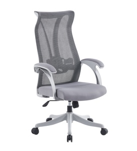 Silla <span class=keywords><strong>de</strong></span> Oficina Ejecutiva <span class=keywords><strong>Industrial</strong></span> para el Hogar, Silla <span class=keywords><strong>de</strong></span> <span class=keywords><strong>Trabajo</strong></span> para Empleados, Altura Ajustable, Respaldo Alto, Tapizada en Tela - Product Image 1