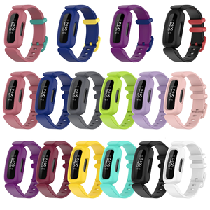 Dragonne pour <span class=keywords><strong>Fitbit</strong></span> Ace 3 <span class=keywords><strong>Bracelet</strong></span> de montre intelligent pour enfants pour <span class=keywords><strong>Fitbit</strong></span> <span class=keywords><strong>Inspire</strong></span> <span class=keywords><strong>2</strong></span> <span class=keywords><strong>Bracelet</strong></span> de Sport <span class=keywords><strong>Bracelet</strong></span> de remplacement en Silicone souple - Product Image 2