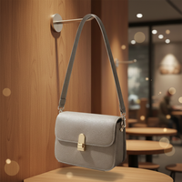 Sac à main carré petit format en cuir vintage de haute qualité, personnalisé par le fournisseur, en gros, pour femme, à porter à l'épaule ou sous le bras