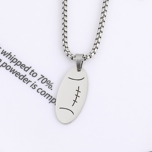 สร้อยคอสแตนเลสสไตล์ฮิปฮอป62แบบแฟชั่นจี้รูปการ์ตูนจี้รูปตัวเลขทำจากสแตนเลสสุดหรู<span class=keywords><strong>คู่</strong></span>รัก - Product Image 3