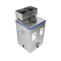 LT-W200D pas cher petit café maïs farine de blé lait en poudre pochette pesage Machine de remplissage Double trémie distributeur remplissage de grains