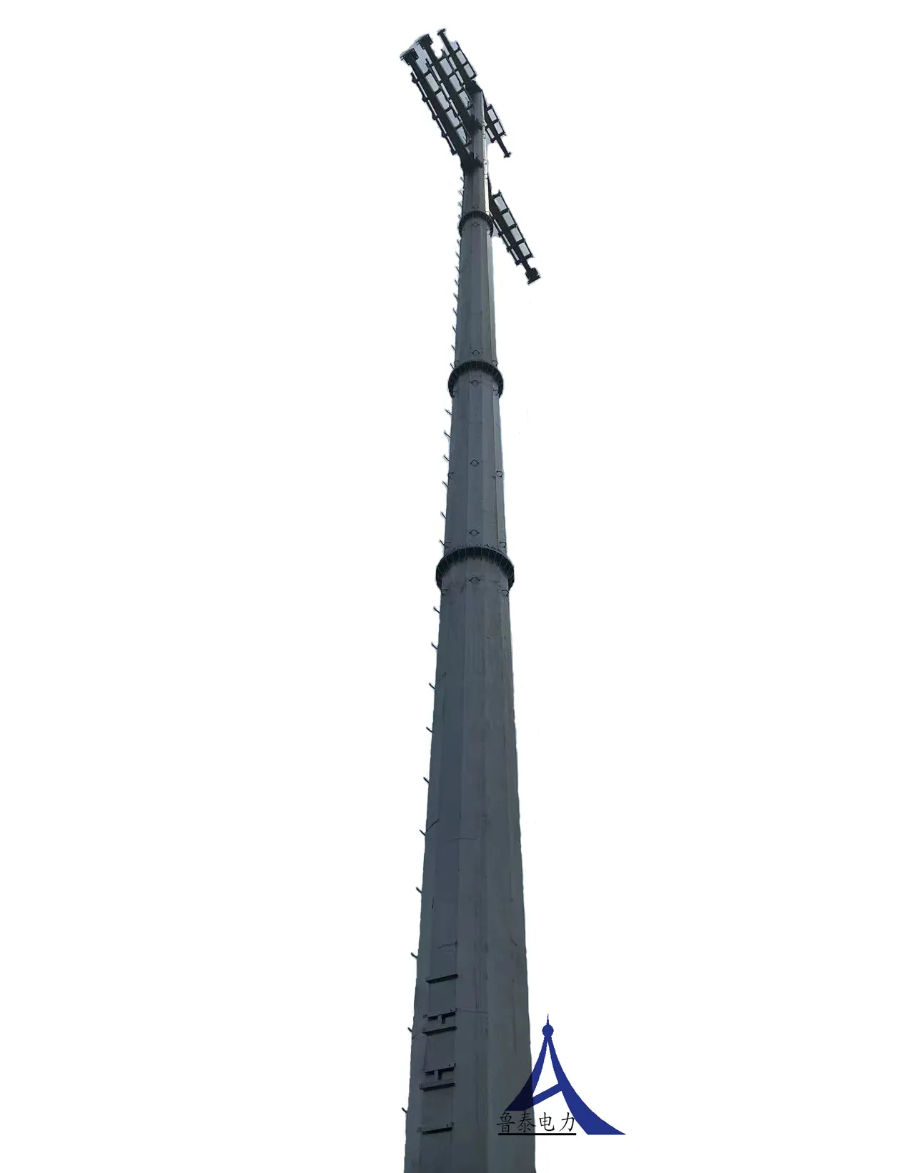La tour en fer galvanisé à poteau électrique est utilisée pour la communication de ligne de transmission avec une bonne qualité et un bon prix