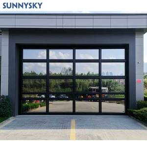 Sunnysky Porte de <span class=keywords><strong>garage</strong></span> automatique moderne en alliage d'aluminium sur mesure pour villa nouvelle combinaison noire Porte de <span class=keywords><strong>garage</strong></span> moderne <span class=keywords><strong>à</strong></span> <span class=keywords><strong>vendre</strong></span> - Product Image 4