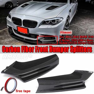 ลิ้นกันชนหน้าคาร์บอนไฟเบอร์แท้ สำหรับ BMW F10 ซีรีส์ 5 รุ่น 535i 528i M Sport Sedan ปี 2011-2016 - Product Image 1