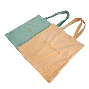 Sacs à provisions brodés en <span class=keywords><strong>velours</strong></span> côtelé sac fourre-tout en <span class=keywords><strong>velours</strong></span> côtelé - Product Image 6