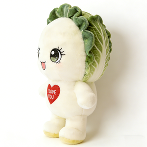 Customized Soft creamy white full <b>standing</b> body with plush arms & legs,Farm garden nursery decor <b>standing</b> <b>vegetable</b> plush toy - Product Image 2