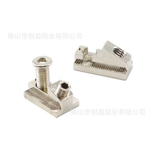 Deying Industrial Built-in Groove Fasteners 3040 Aluminum Profile <b>Accessories</b> with Right Angle Boat-Shaped Fixing Components - Product Image 4