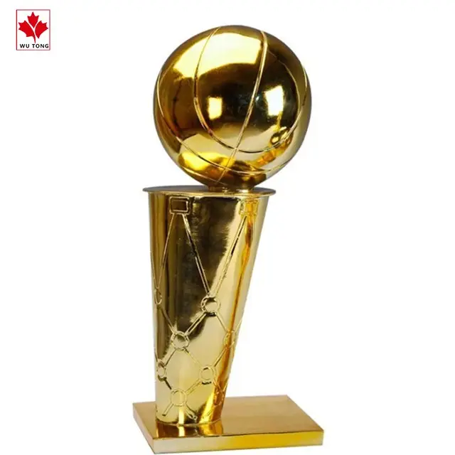 Trofeo de resina dorada de <span class=keywords><strong>la</strong></span> <span class=keywords><strong>NBA</strong></span> Champions, medalla de resina dorada, regalos personalizados, suministros de ventilador, recuerdos