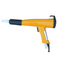 Pistolet de pulvérisation électrostatique pour revêtement en poudre, corps en plastique