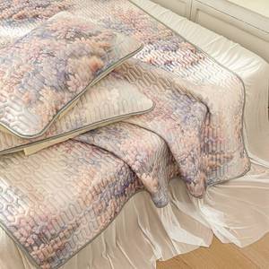 Surmatelas rafraîchissant en latex inodore avec jupe de lit intégrée pour étudiants - Product Image 2