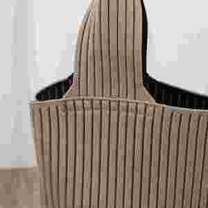 Sac fourre-tout en polyester tricoté imperméable, style campagnard, imprimé par transfert thermique, motif personnalisé, nouvelle collection 2025, vente en gros - Product Image 5