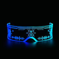 Verres LED rebondissants lumineux à LED colorés de célébrités d'Internet pour adultes de logo personnalisé de vente chaude pour la partie