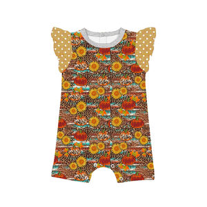 Combinaison sans manches à volants pour filles, barboteuse décontractée pour bébés et tout-petits - Product Image 4