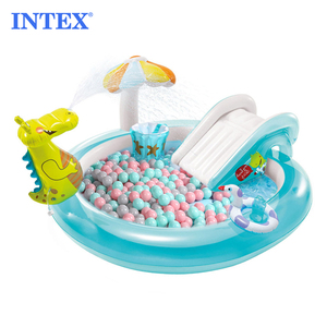 <span class=keywords><strong>Piscine</strong></span> gonflable pour enfants <span class=keywords><strong>INTEX</strong></span> 57165 Gator Play Center 201cmX170cmX84cm <span class=keywords><strong>Piscine</strong></span> de jeu de jardin <span class=keywords><strong>Toboggan</strong></span> pour enfants <span class=keywords><strong>Piscine</strong></span> de natation - Product Image 2