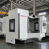 Centro de Mecanizado Vertical CNC VMC1160 de Servicio Mediano, Fresadora con Husillo BT40, Cargador de Herramientas de 24 Posiciones, Alta Precisión para Piezas Metálicas