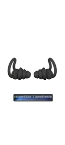 ที่อุดหูซิลิโคนพับได้นำกลับมาใช้ใหม่ ลดเสียงรบกวน ป้องกันการได้ยินอย่างปลอดภัย สำหรับนอนหลับและว่ายน้ำ รุ่นขายดีปี 2025 พร้อมกล่องเก็บ - Product Image 3