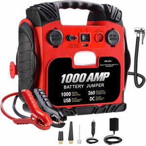 Kit de Herramientas de Emergencia para Vehículos de 12V, Portátil, con Bomba de Aire, Herramientas de Emergencia - Product Image 4