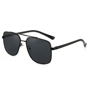 Newest Fashion Trend Wholesale Mens Oversized Black Shades Womens Sun Glasses Sunglasses 2021
