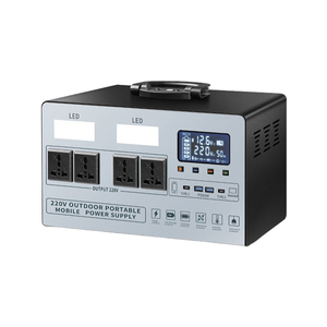 แบตเตอรี่ลิเธียมแบบสามองค์ประกอบ 500W 504Wh รุ่นใหม่ รองรับทีวี พัดลม ตู้เย็น พลังงานแสงอาทิตย์  แบตเตอรี่สำรองแบบพกพา  สถานีพลังงานสำรองแบบพกพา MPPT Pure - Product Image 1