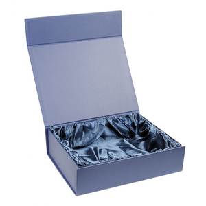 Scatola Blu Pieghevole 150X100X50 Mm con Fodera in Raso per Confezioni Regalo - Product Image 1